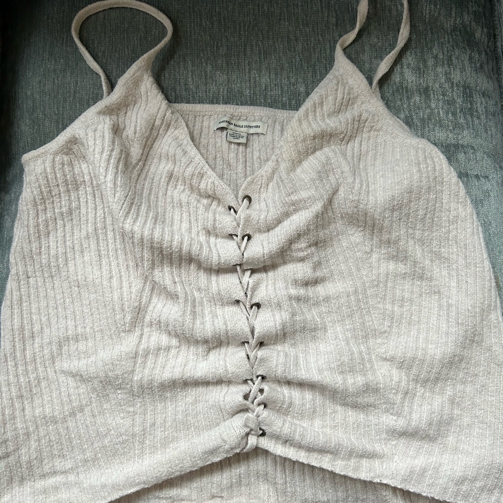 American Eagle Lace Front Tank